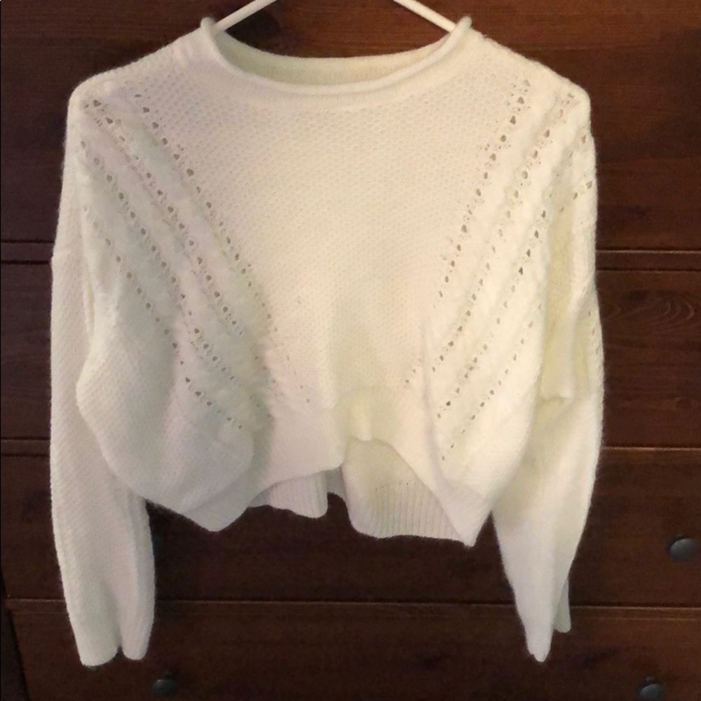 Crop top sweater